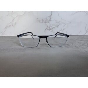 LINDBERG NO 071 9D31 9505 52-18-1135 BLUE TITANIUM EYEGLASSES FRAMES ONLY READ